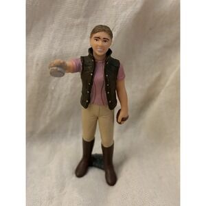 Schleich Stable Girl Horse Groomer 3 1/4" Pink Shirt 13448